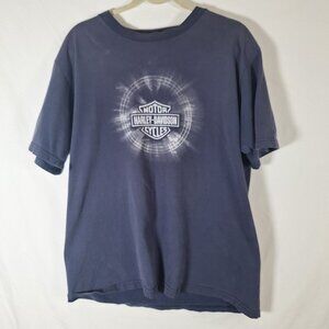 Harley Davidson Blue Short Sleeve Vehicle Operations York PA tshirt